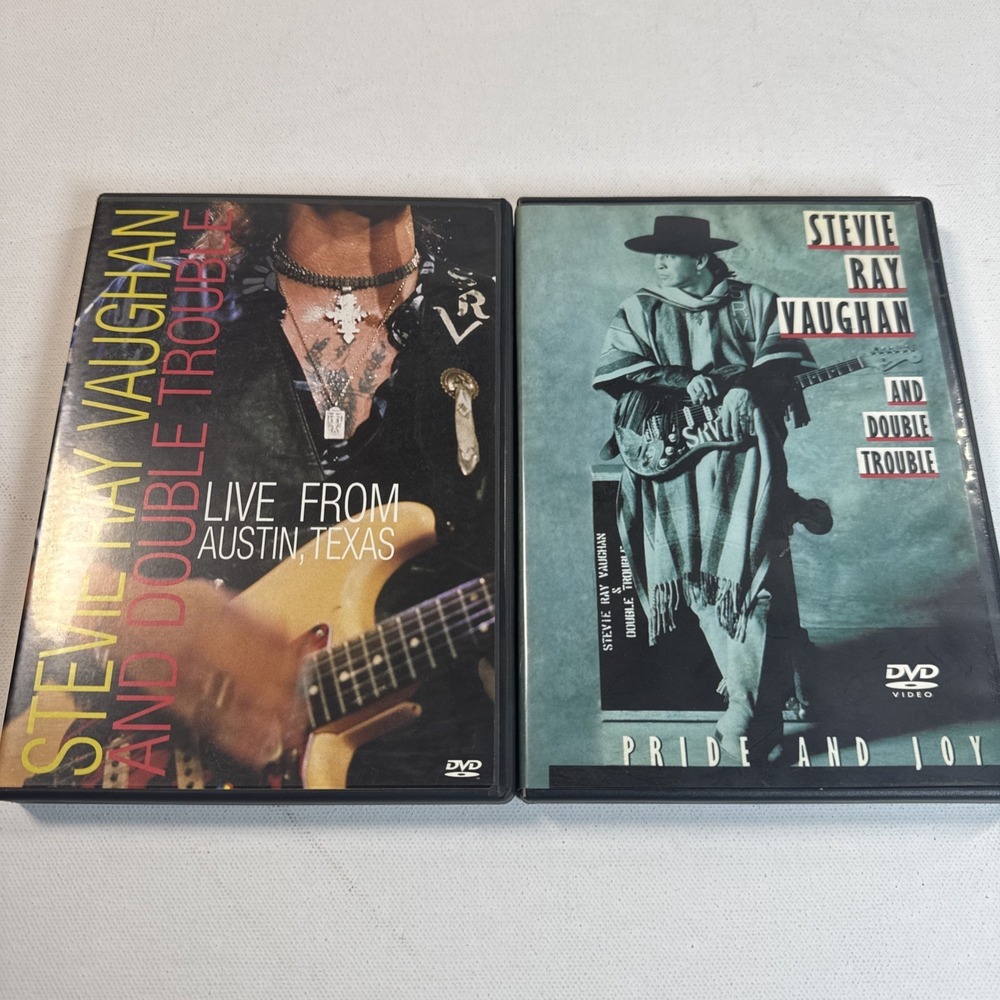 Stevie Ray Vaughan & Double Trouble Pride and Joy Live From Austin Texas DVD Lot